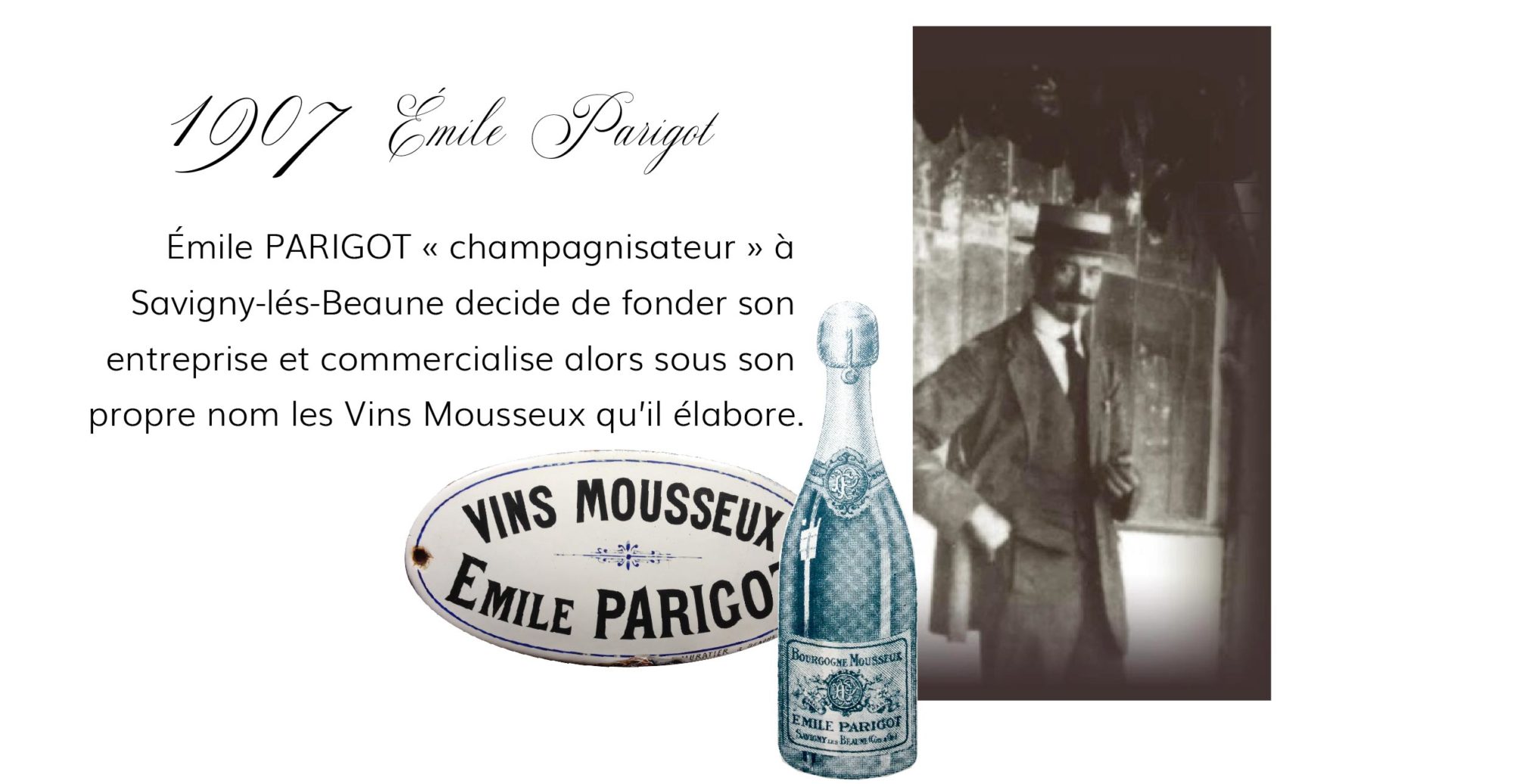 1907 Emile Parigot  - crémant Parigot