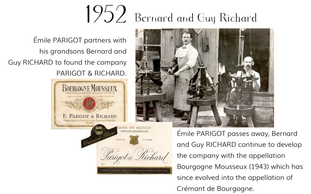1952 Bernard and Guy Richard - crémant Parigot